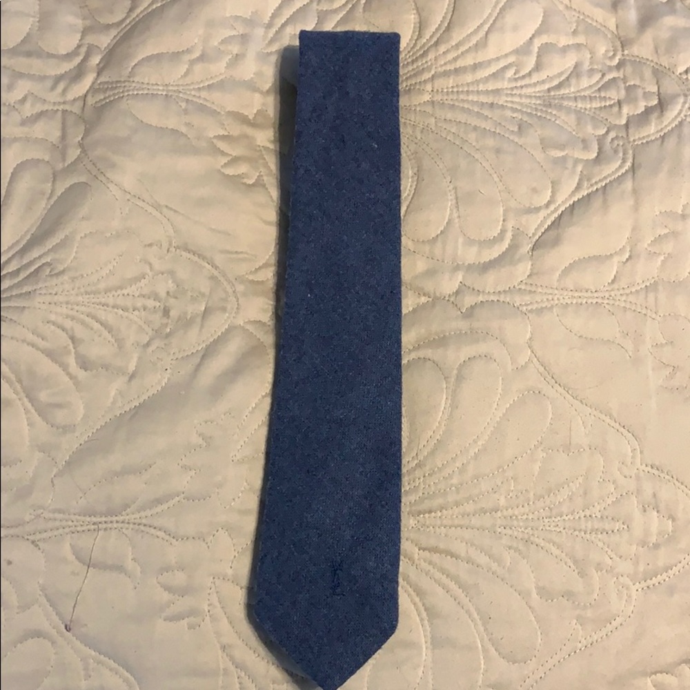 Yves Saint Laurent wool blend tie